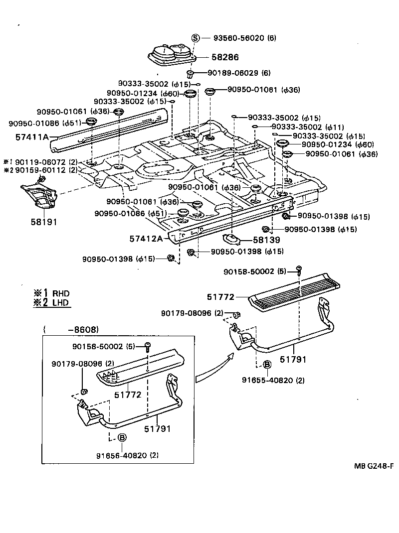 51705-89117 STAY, STEP product image