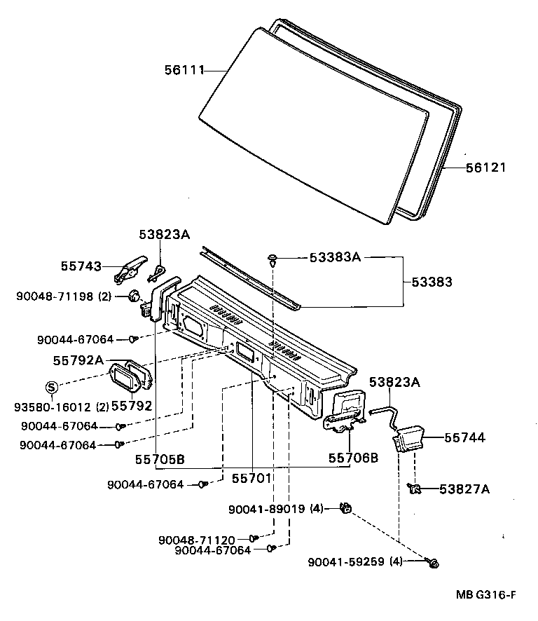 55706-87609 PANEL SUB-ASSY, COWL TOP SIDE, LH product image