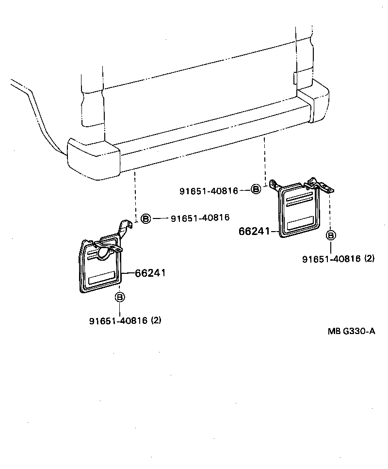 66202-87602 MUDGUARD, REAR product image