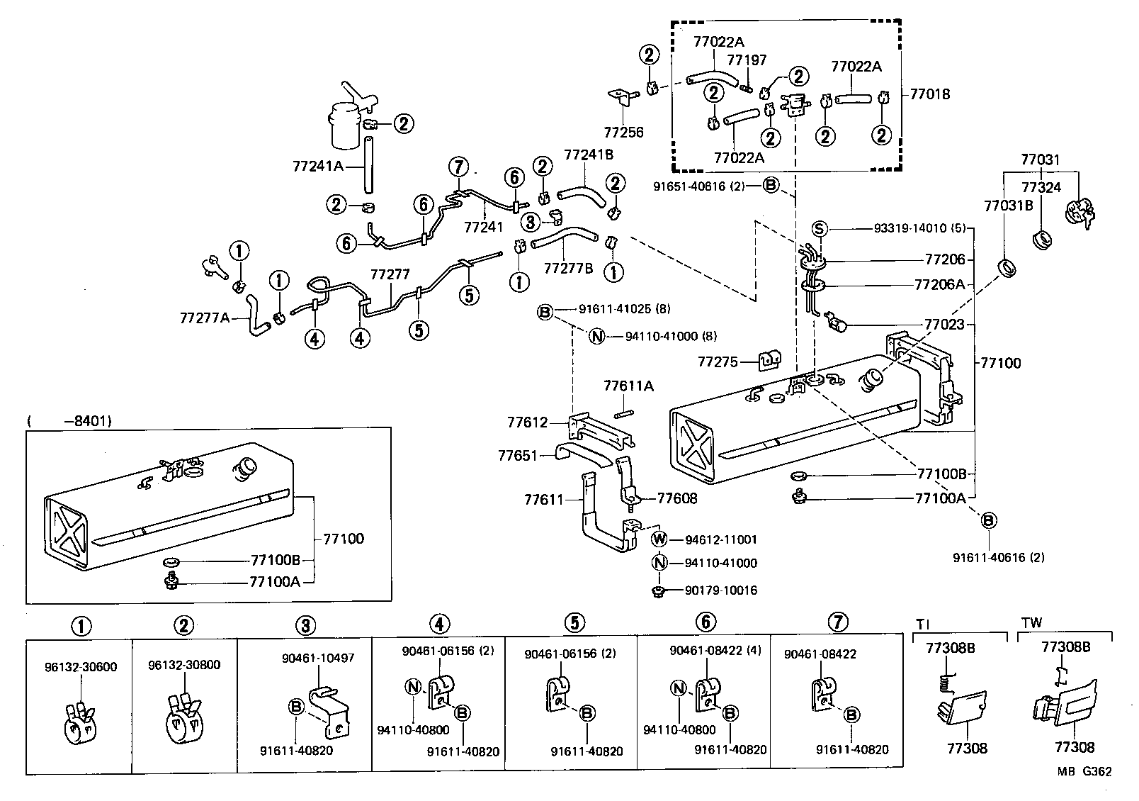 77001-26141 TANK ASSY, FUEL product image