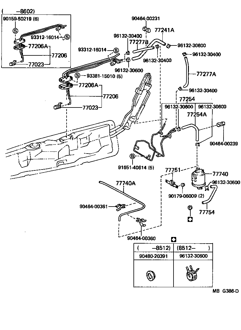 77017-17010 TUBE SUB-ASSY, FUEL TANK SUCTION product image