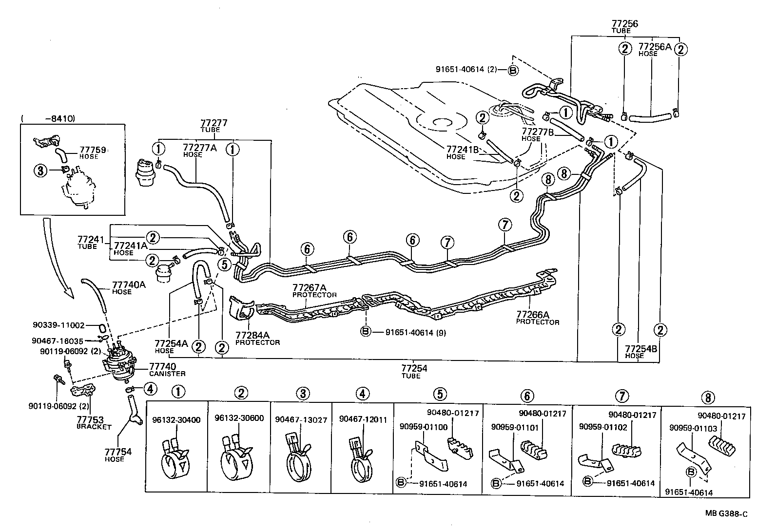 77023-22040 FILTER SUB-ASSY, FUEL SUCTION TUBE product image