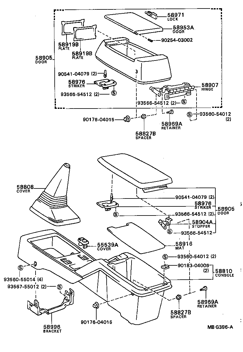 58916-32030 MAT, BOX BOTTOM product image