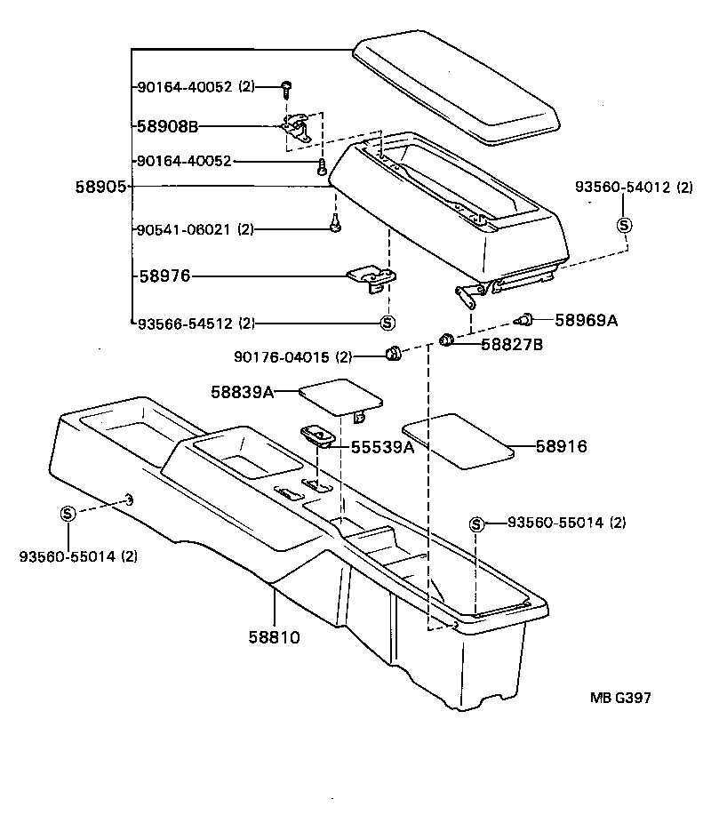 58916-32030 MAT, BOX BOTTOM product image