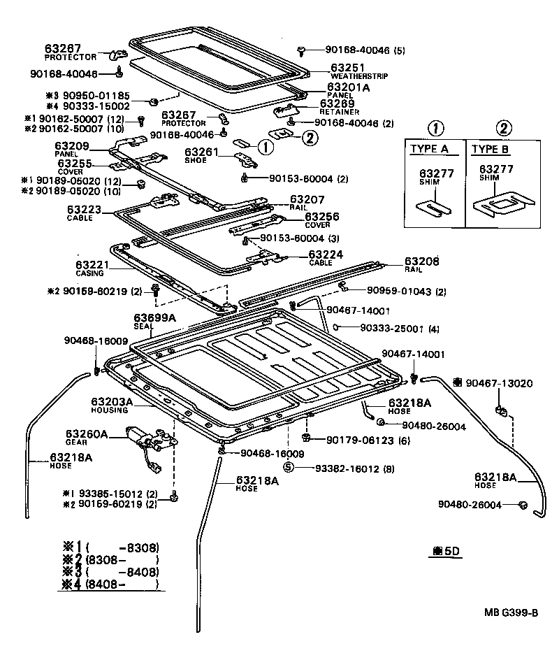 64811-32030 GLASS, BACK WINDOW product image