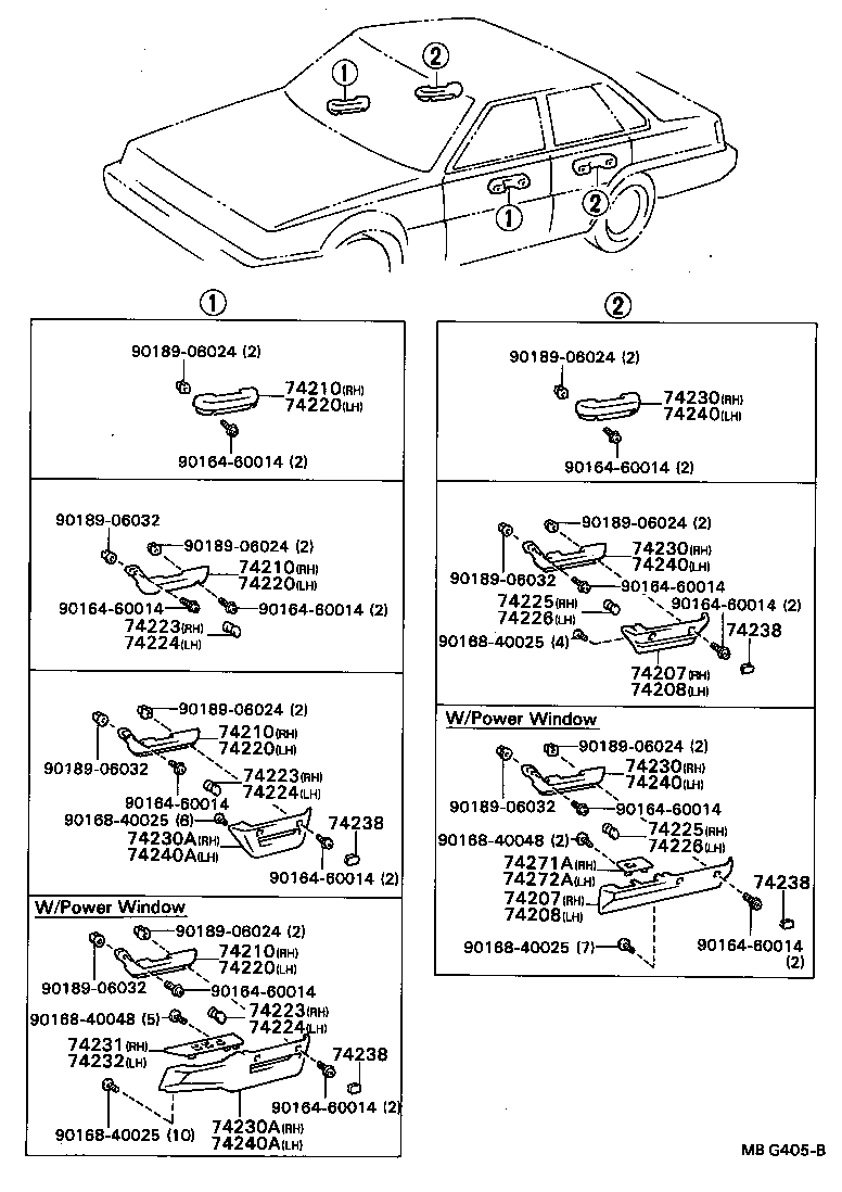 74320-32110-05 VISOR ASSY, LH product image