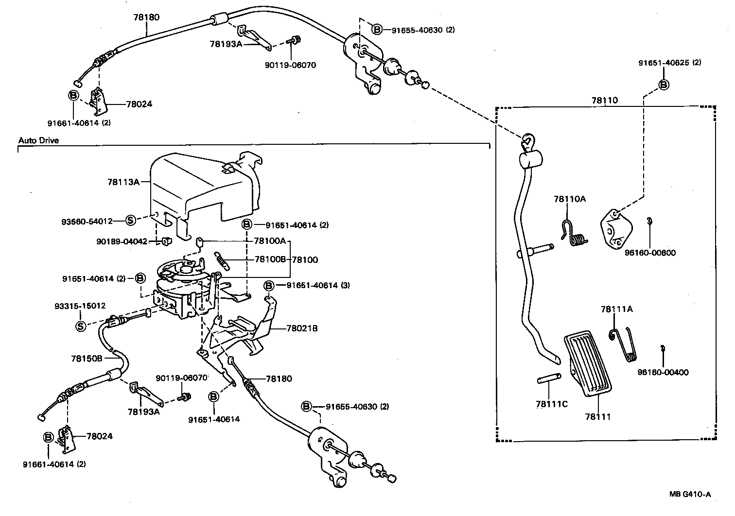 78100-32010 LINK ASSY, ACCELERATOR product image