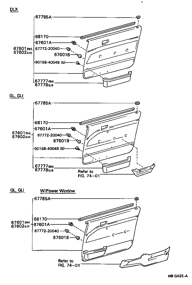 67111-32010 PANEL, FRONT DOOR, OUTER RH product image