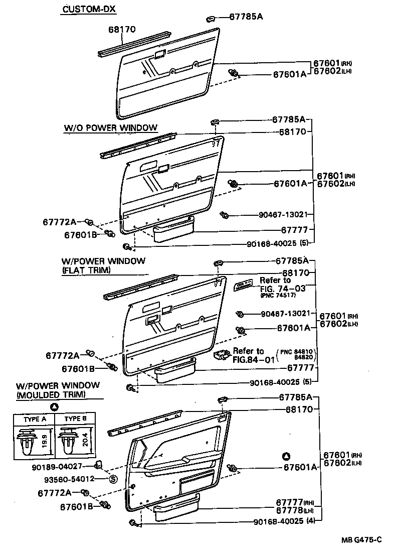 67401-20140 FRAME SUB-ASSY, FRONT DOOR, FRONT LOWER RH product image