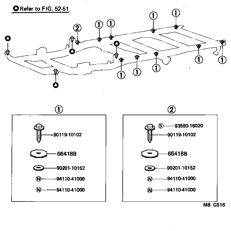66442-95700 SHIM, MOUNTING product image