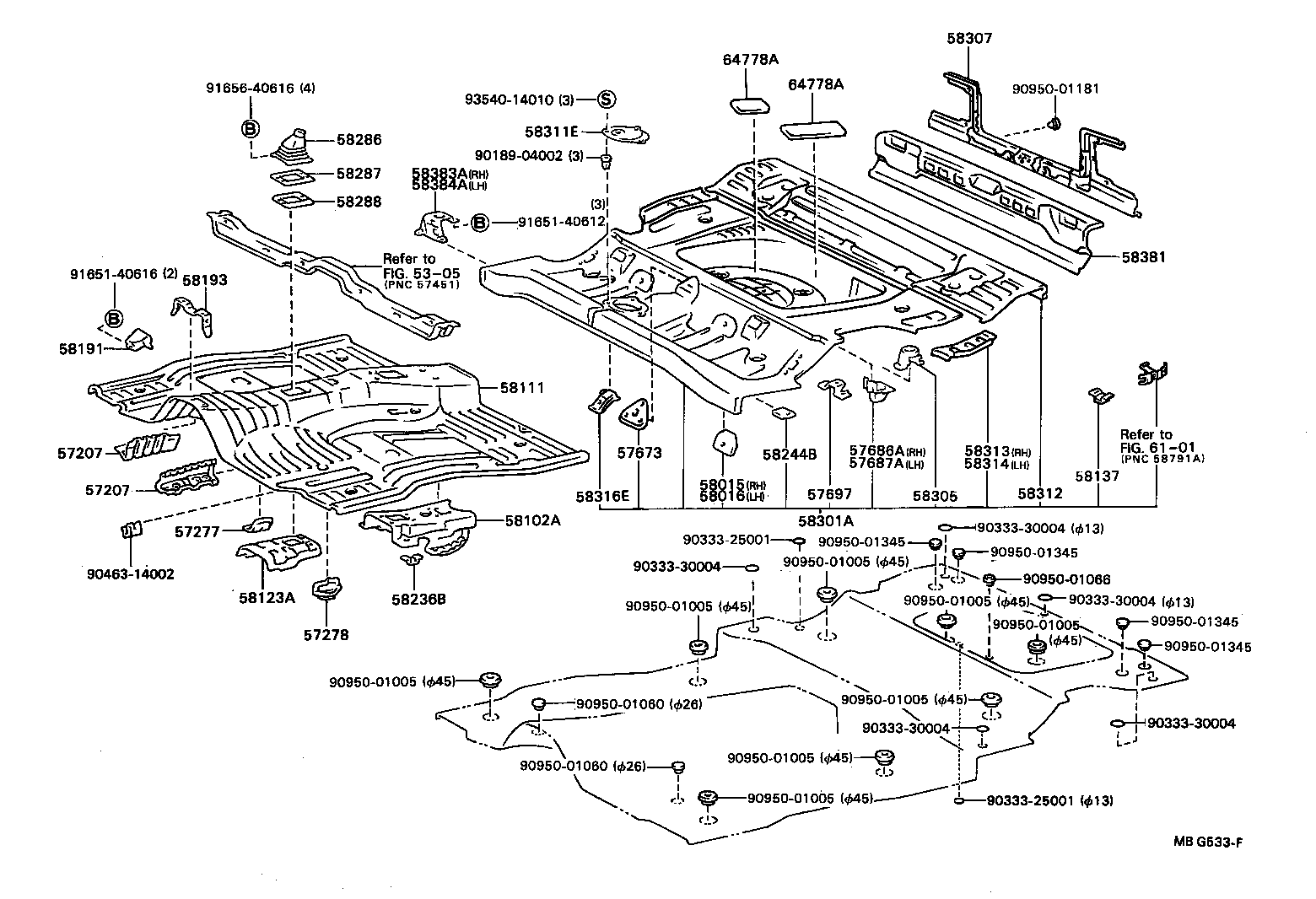 58307-16290 PANEL SUB-ASSY, BODY LOWER BACK product image