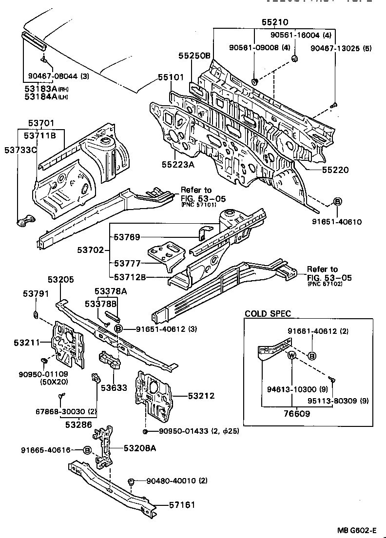 53702-22430 APRON SUB-ASSY, FRONT FENDER, LH product image