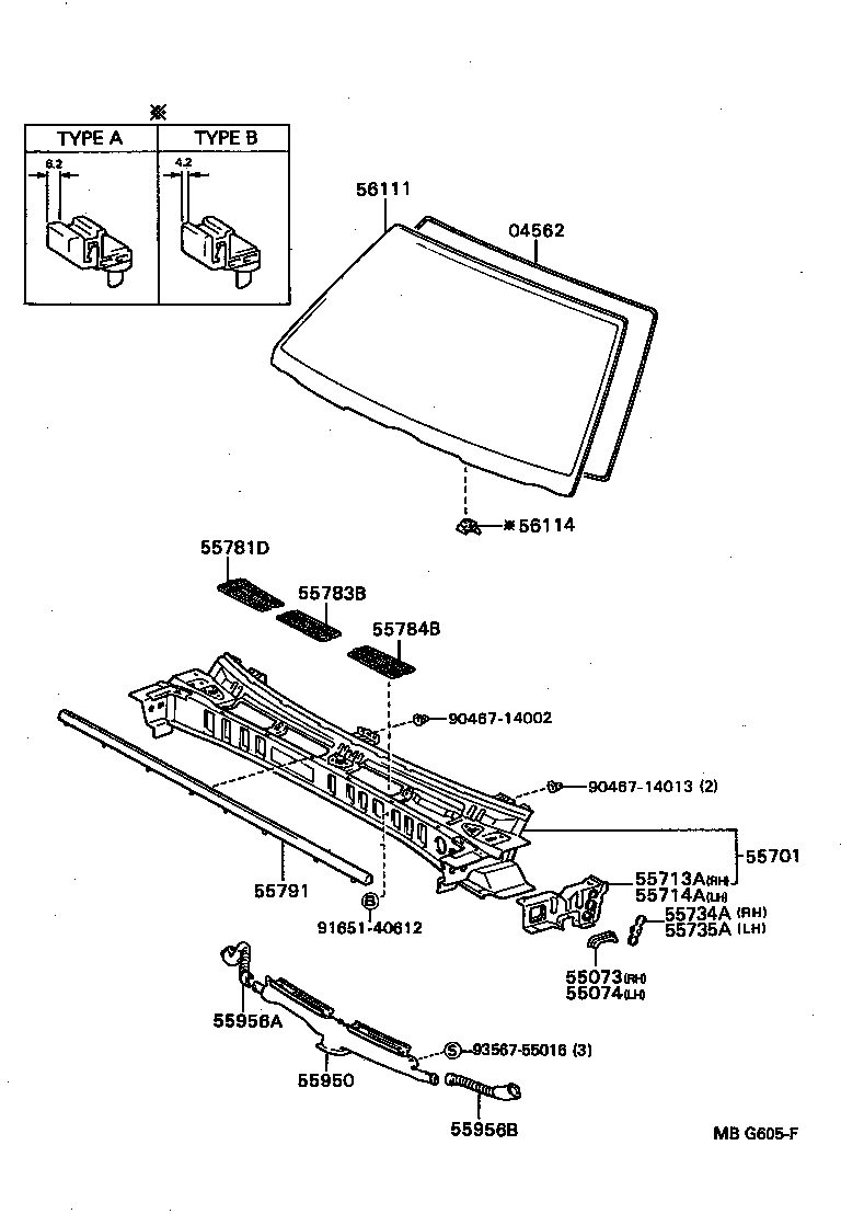 55700-22630 PANEL SUB-ASSY, COWL product image