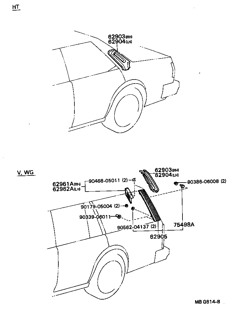 62906-23030 LOUVER, QUARTER VENTILATION product image