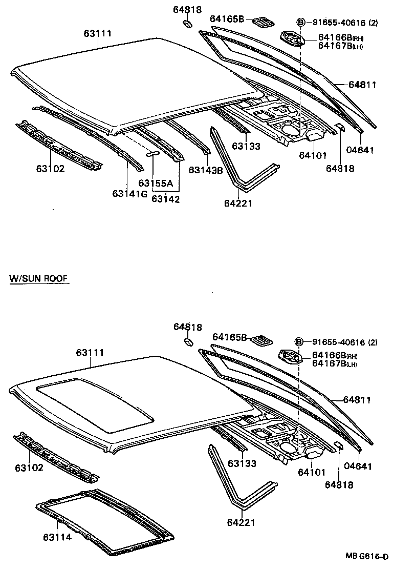 64811-22480 GLASS, BACK WINDOW product image