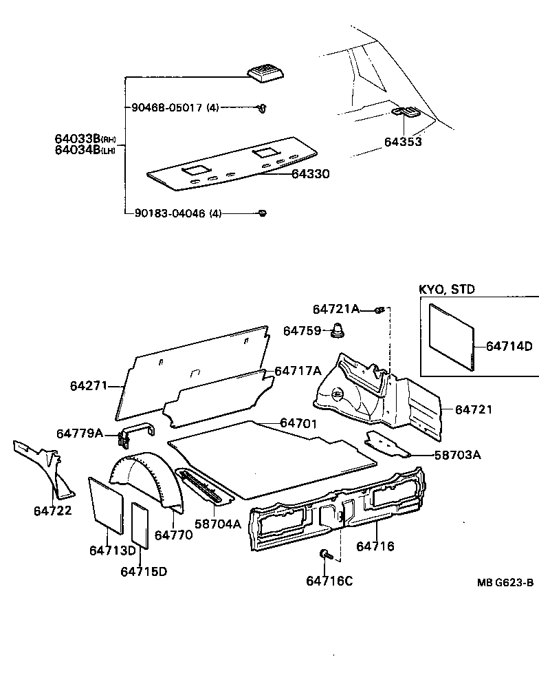64770-22030 COVER ASSY, SPARE WHEEL product image