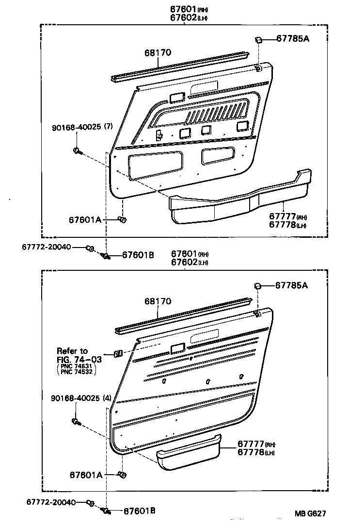 67401-22090 FRAME SUB-ASSY, FRONT DOOR, FRONT LOWER RH product image