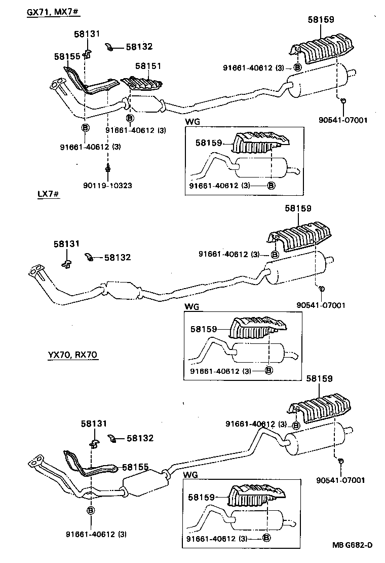 58131-22030 BRACKET, FRONT FLOOR HEAT INSULATOR, NO.1 product image