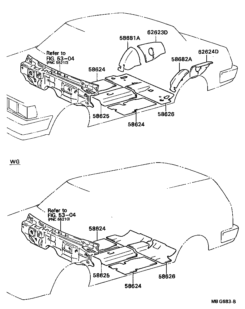 58556-22010 SILENCER, REAR FLOOR product image
