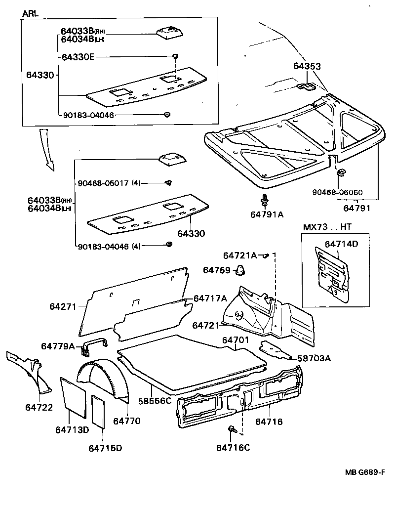 64770-22040 COVER ASSY, SPARE WHEEL product image