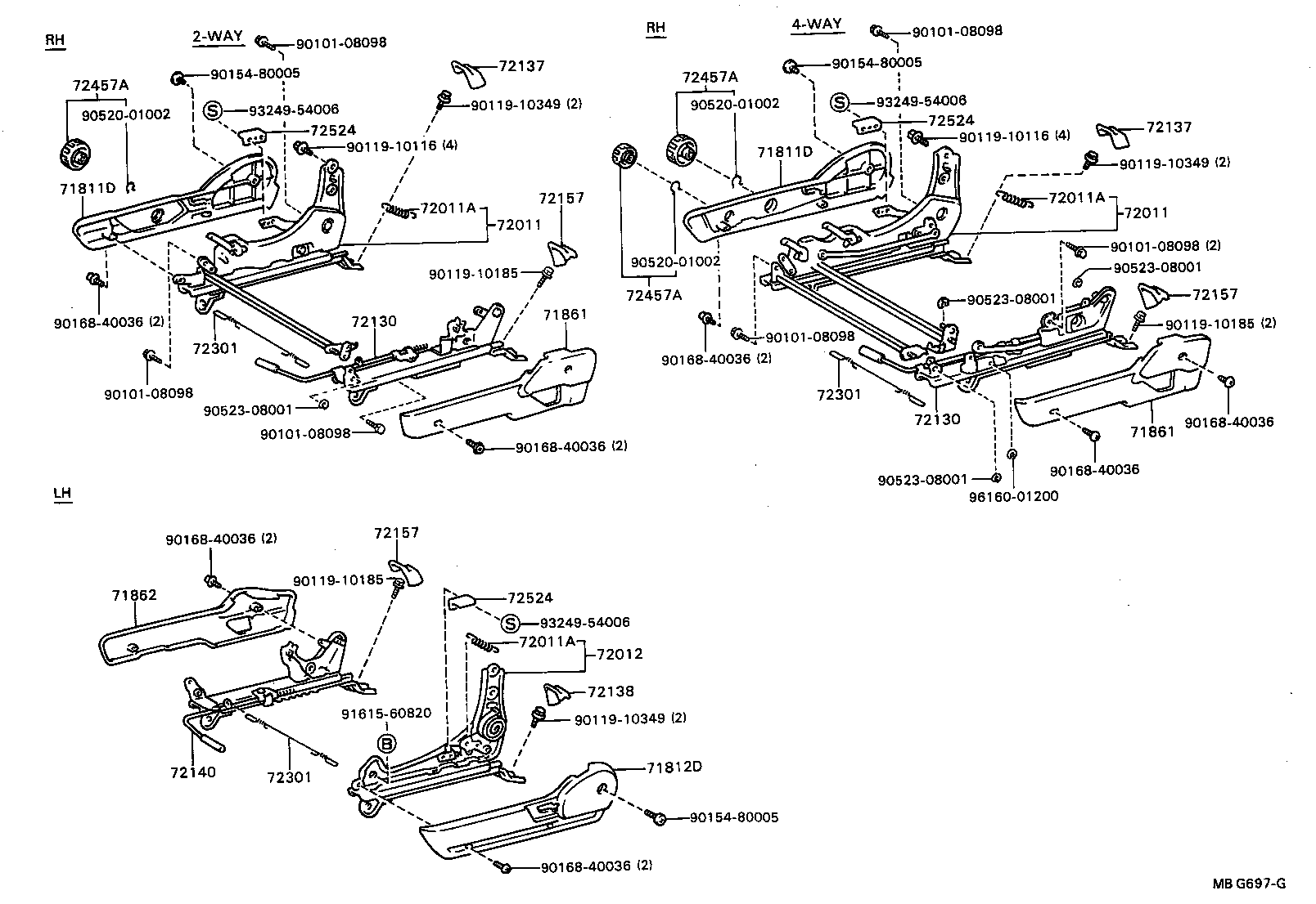 71073-2A620-05 COVER, FRONT SEAT BACK, LH(FOR SEPARATE TYPE) product image