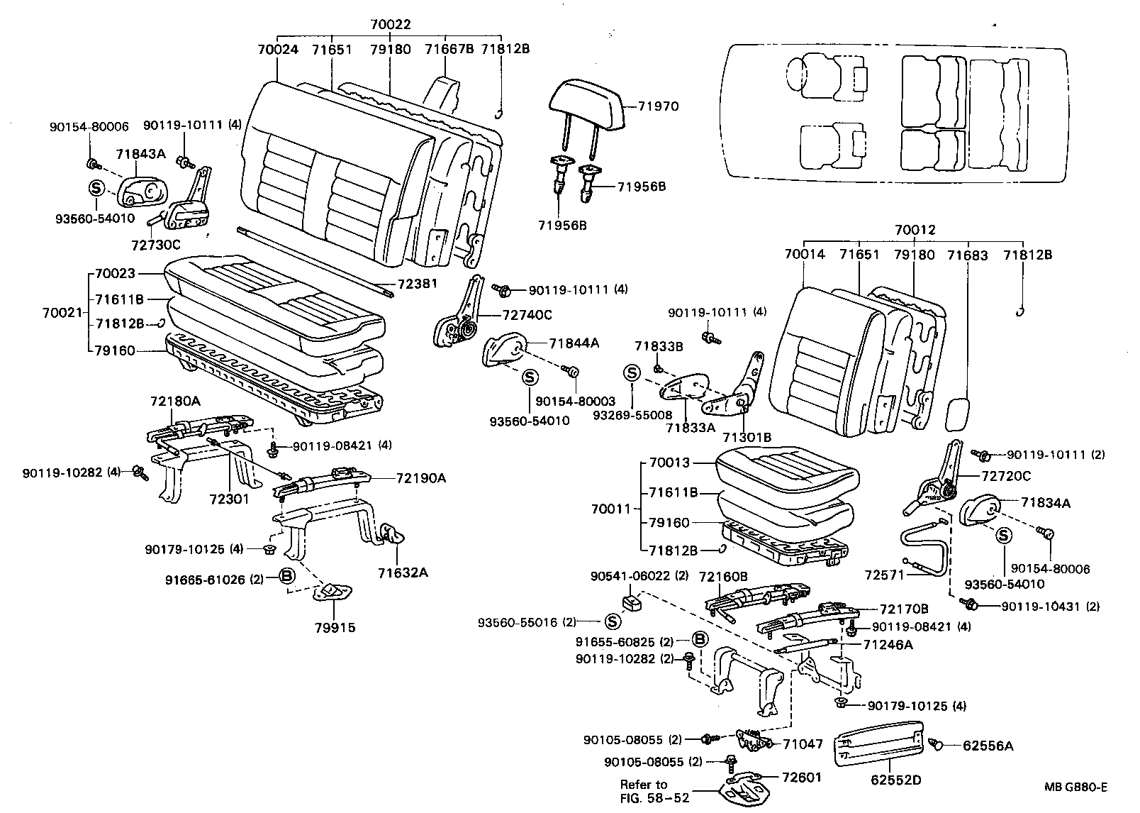 71012-87011 FRAME SUB-ASSY, FRONT SEAT CUSHION, LH product image