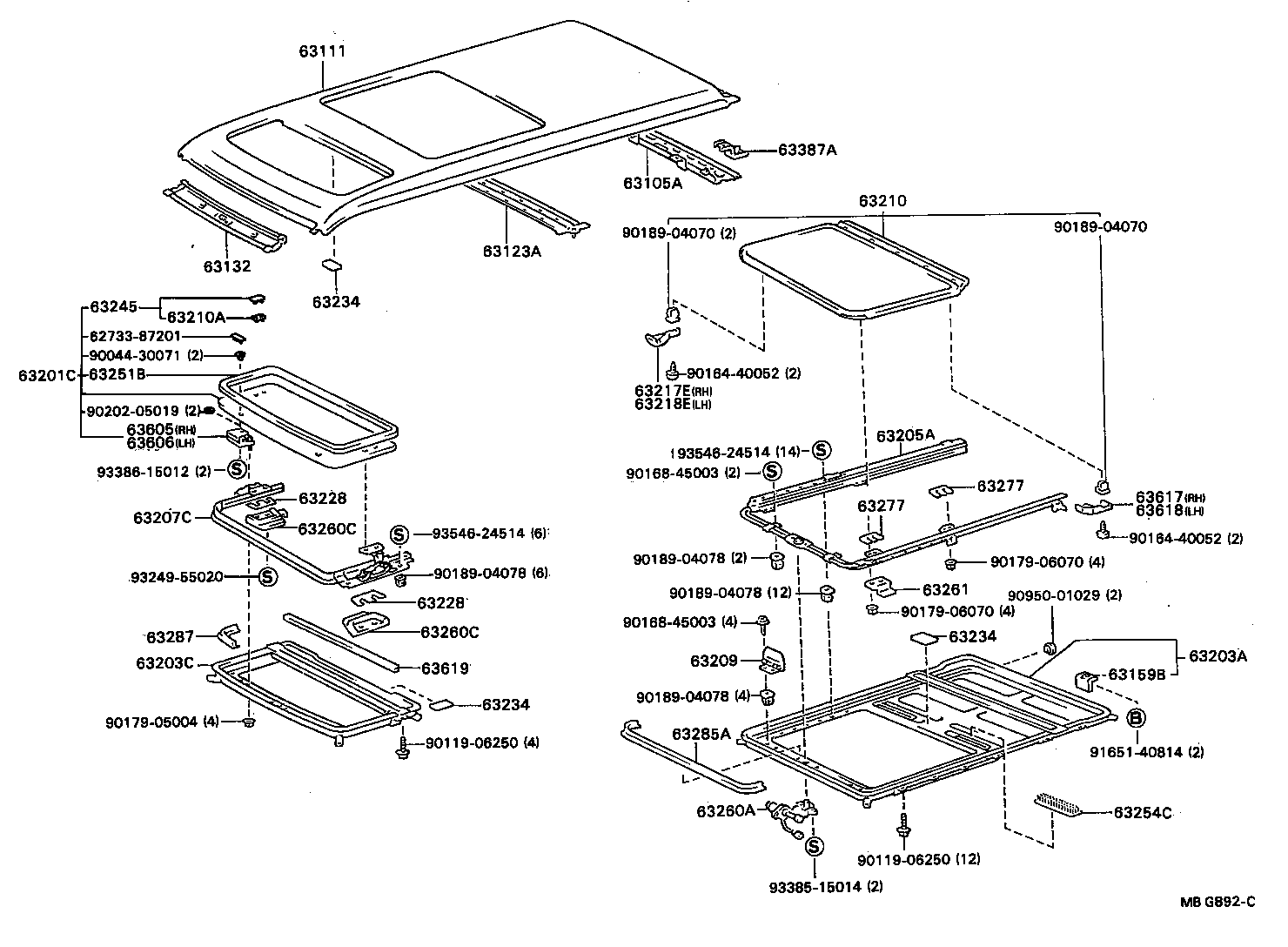 63105-87009 FRAME SUB-ASSY, BACK DOOR OPENING product image