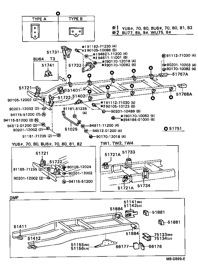 51025-36050 MEMBER SUB-ASSY, ENGINE FRONT MOUNTING product image