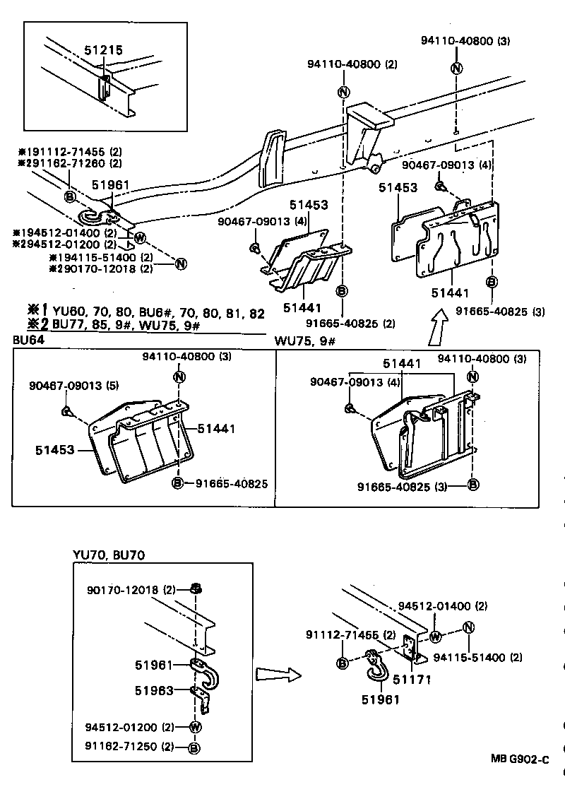 51443-36020 COVER, ENGINE UNDER, NO.1 product image