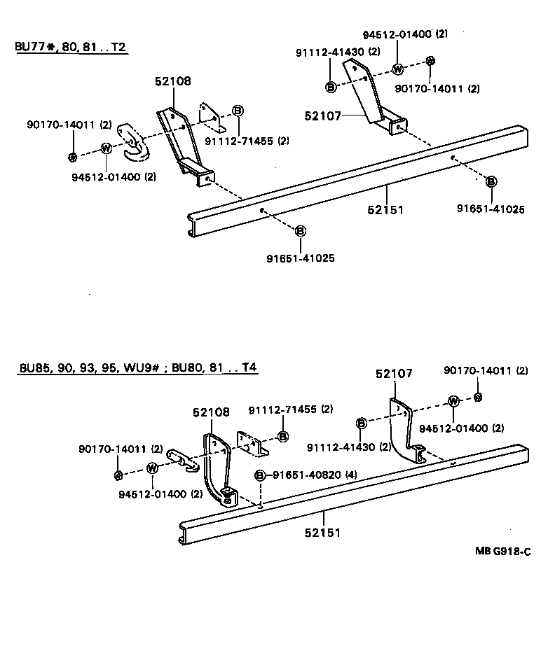 51188-92600 WEIGHT, FRAME, REAR product image