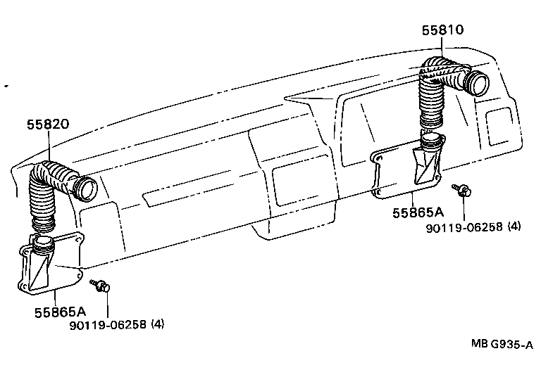 55085-95400 BOX, INSTRUMENT VENTILATOR product image