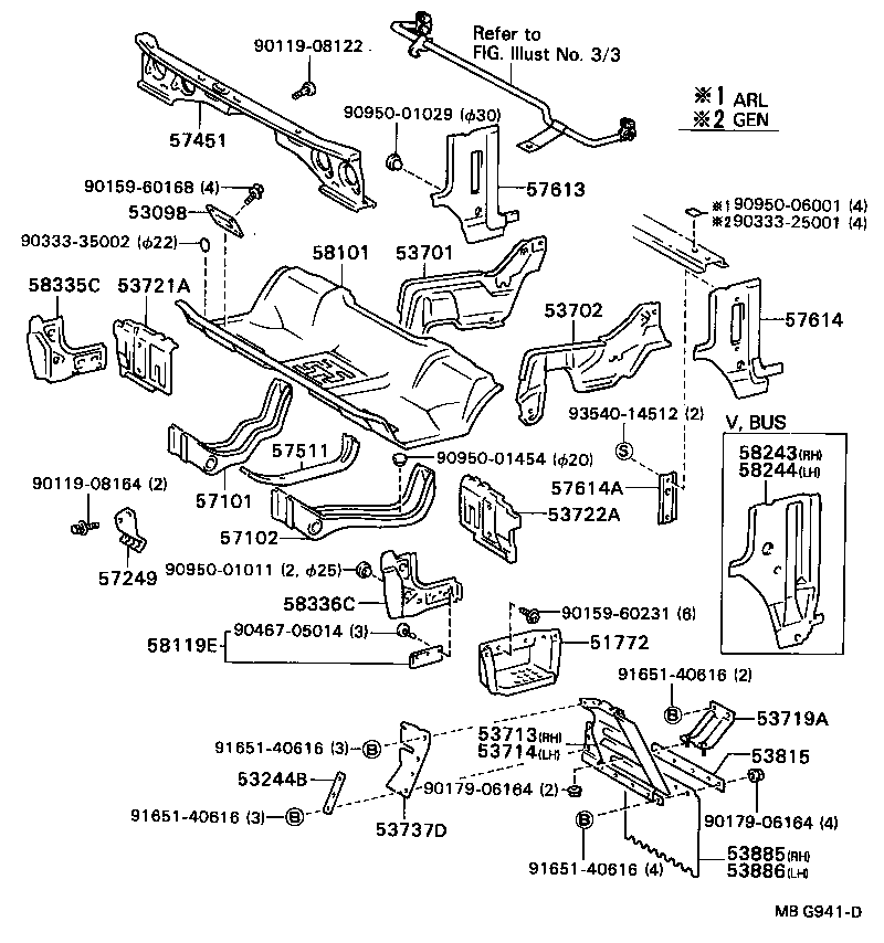 53715-95404 APRON, FENDER SIDE, RH product image