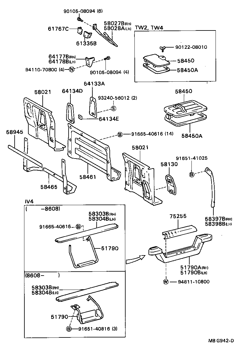 58022-92608 PANEL SUB-ASSY, HEADER product image