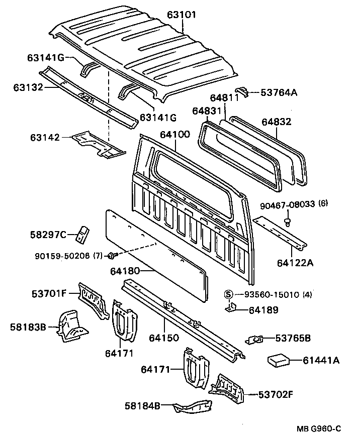 53701-95407 APRON SUB-ASSY, FRONT FENDER, NO.2 RH product image