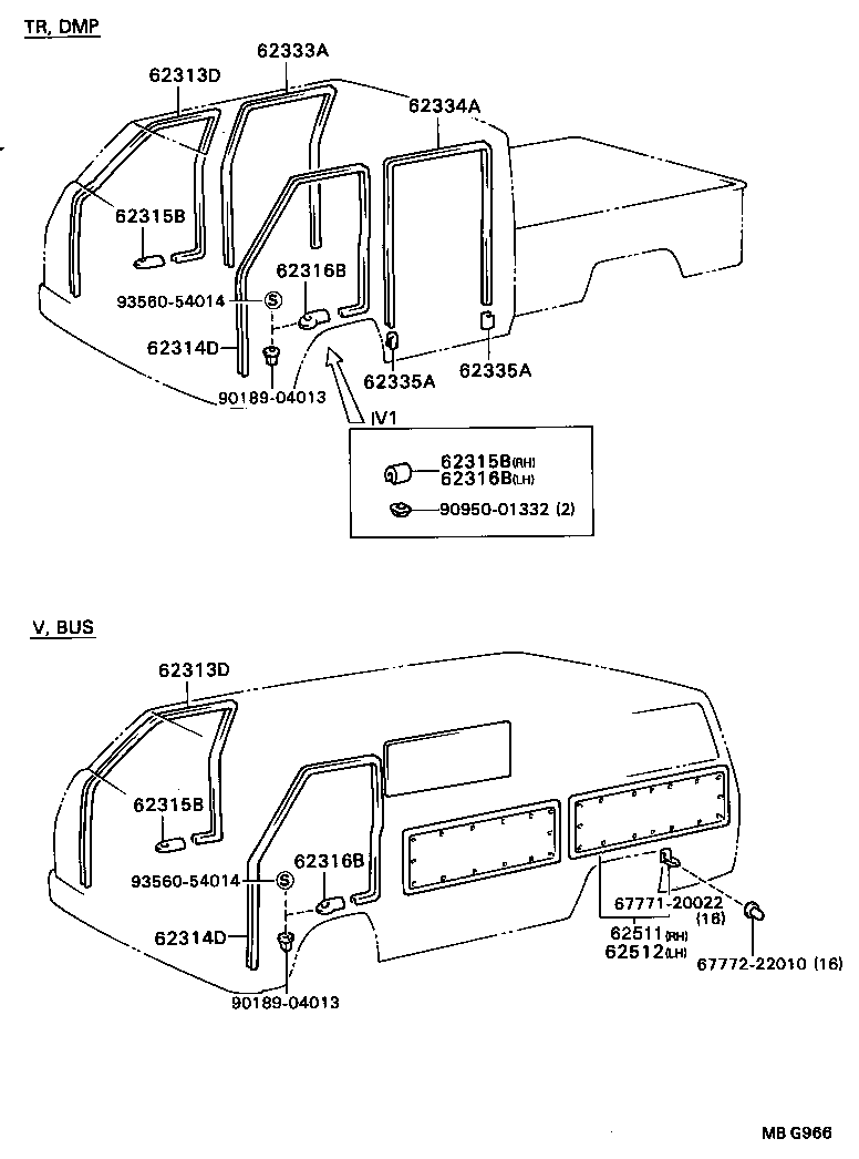 62333-92600-03 TRIM, REAR DOOR OPENING, RH product image