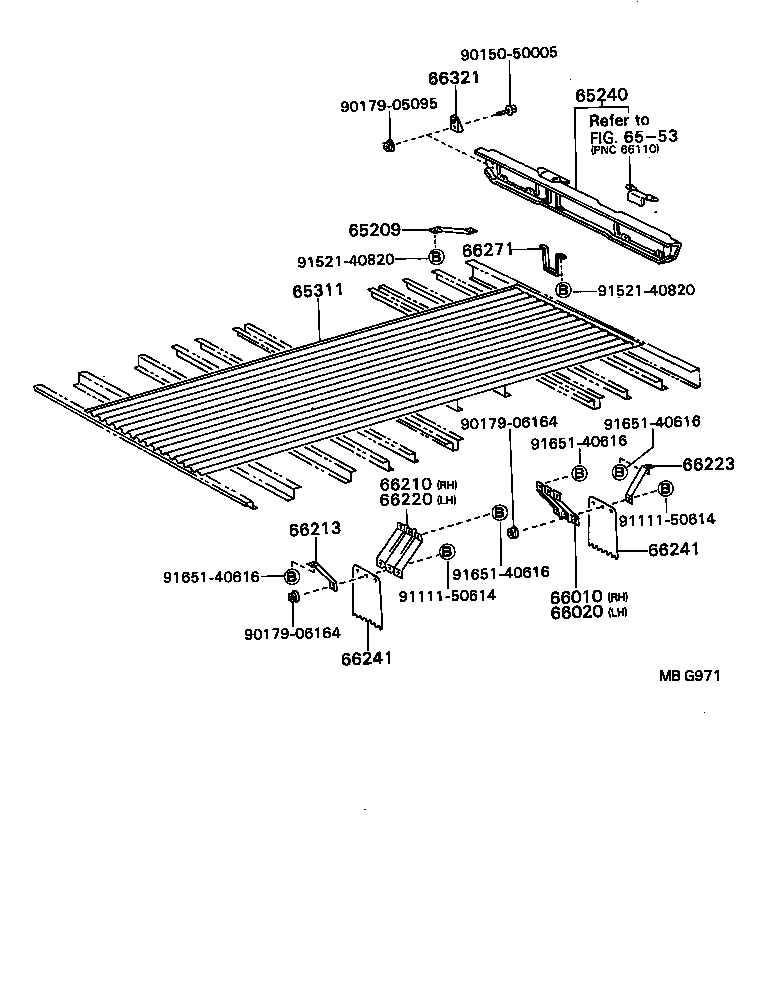 66020-92804 FENDER ASSY, REAR BODY, FRONT LH product image
