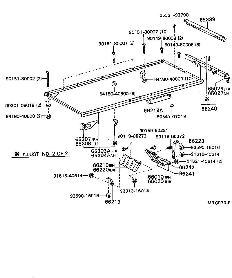 66020-92804 FENDER ASSY, REAR BODY, FRONT LH product image