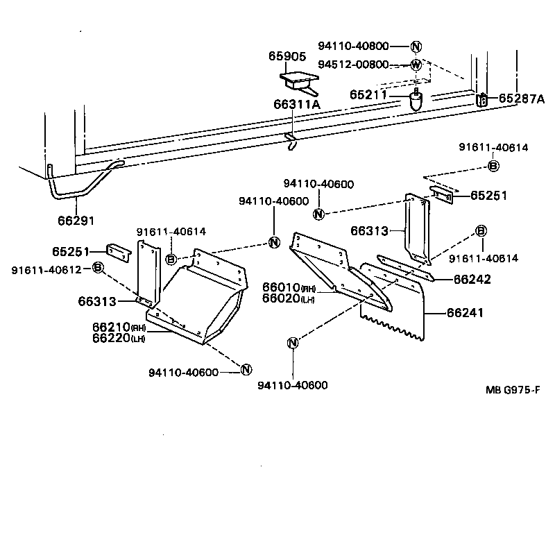66271-96301 HOOK, ROPE, NO.1 product image