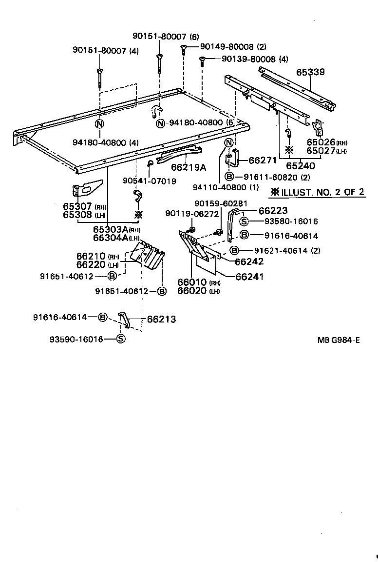 66020-92804 FENDER ASSY, REAR BODY, FRONT LH product image