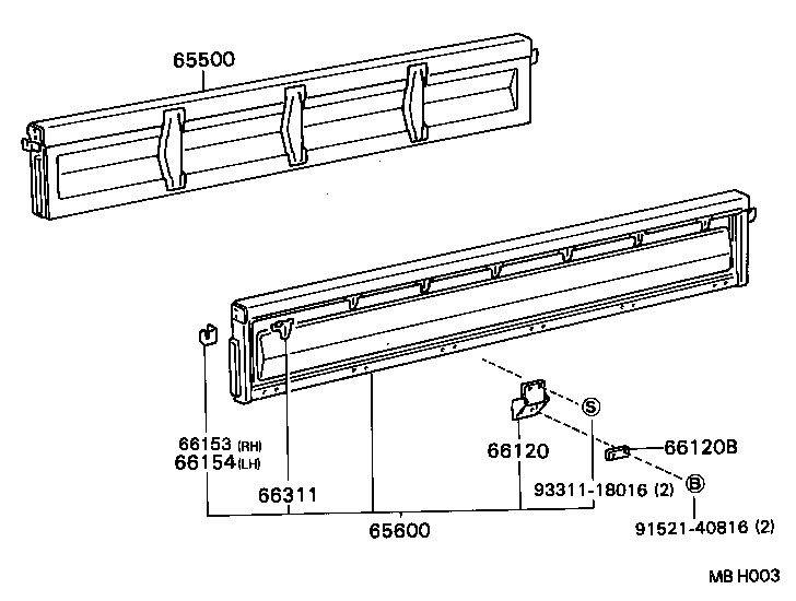 65313-92707 PANEL, FLOOR FRONT CORNER, RH product image