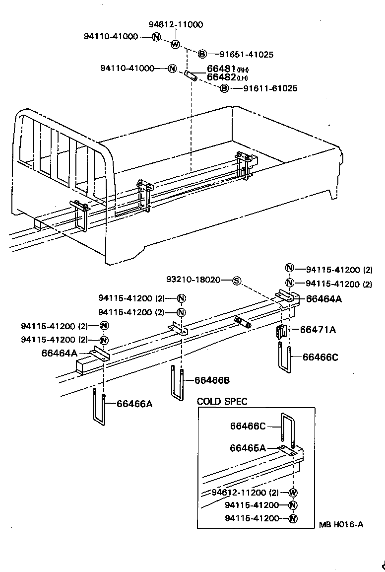 66413-96302 SHIM, MOUNTING, NO.1 product image