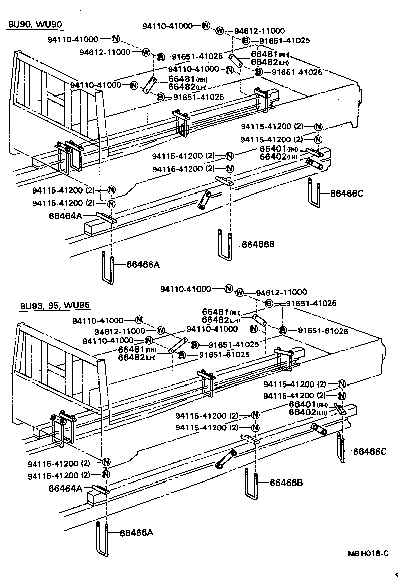 66413-96302 SHIM, MOUNTING, NO.1 product image