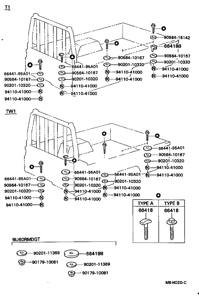 66446-92701 BRACE, SILL TO FRAME, RH product image