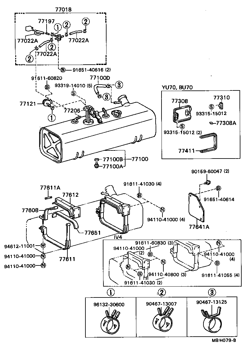 77018-36150 VALVE SUB-ASSY, FUEL VAPOUR SEPARATE product image