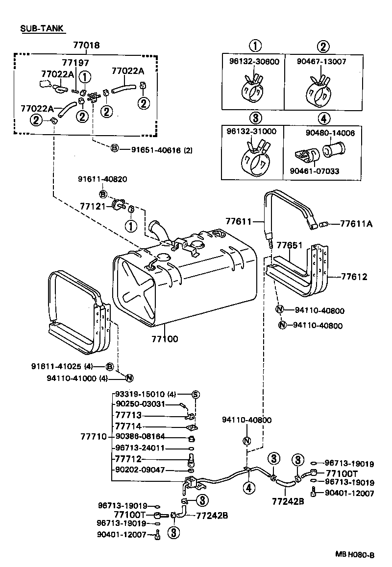 77018-36150 VALVE SUB-ASSY, FUEL VAPOUR SEPARATE product image