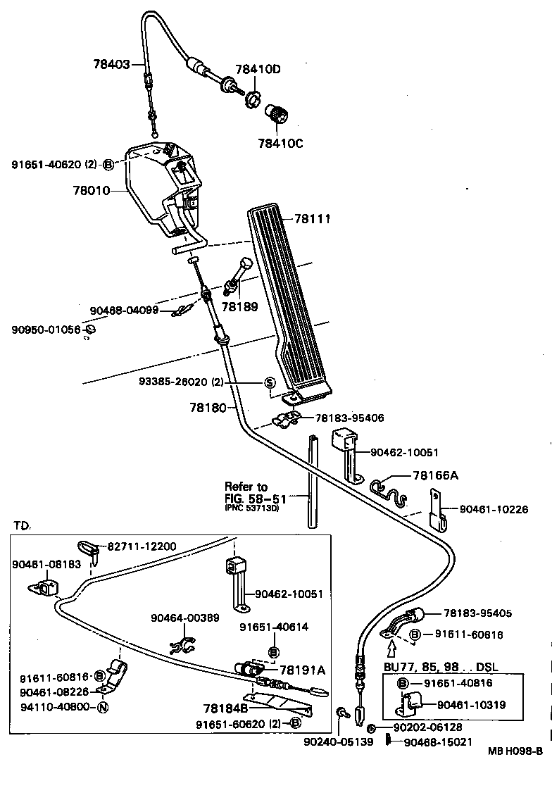 78150-95475 WIRE ASSY, ACCELERATOR product image
