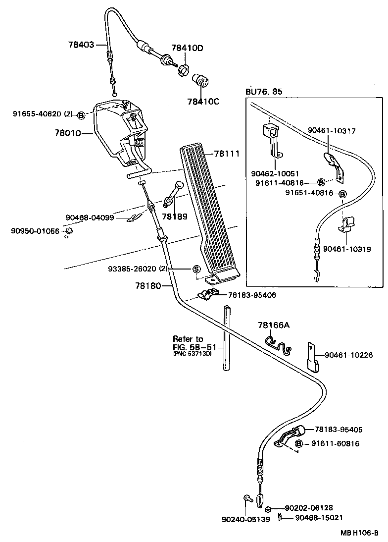 78169-95407 SPRING, CLAMP, NO.1 product image