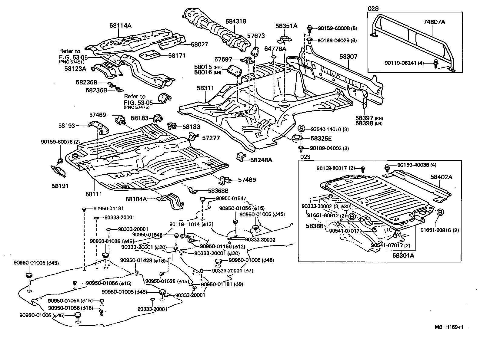 58307-10230 PANEL SUB-ASSY, BODY LOWER BACK product image
