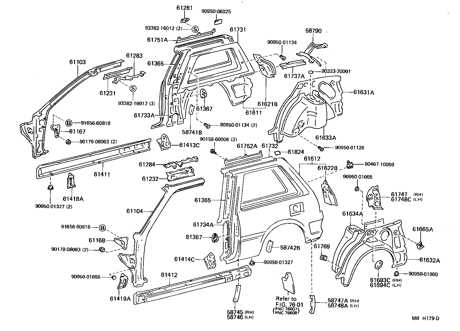 61022-10180 PILLAR SUB-ASSY, FRONT BODY, LH product image