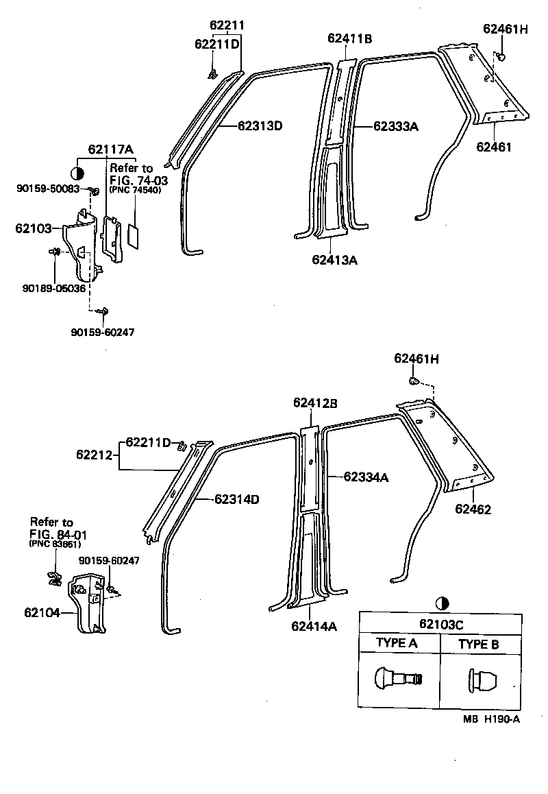 62333-10020-02 TRIM, REAR DOOR OPENING, RH product image